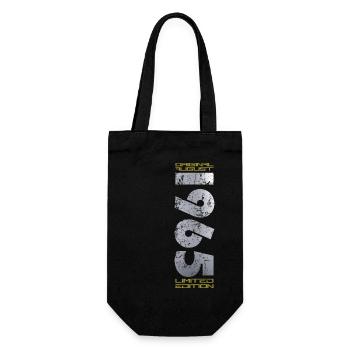 60e anniversaire Original août 1965 Né en 1965 - Sac à bouteille - noir - Devant