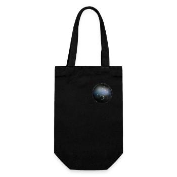 Zodiac - Leo - Universe - Gift Bag for Bottles - black - Front