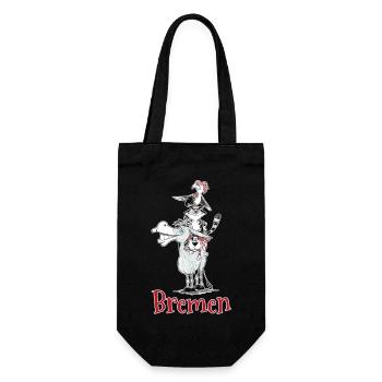 Musiciens de Brême - Sac à bouteille - noir - Devant