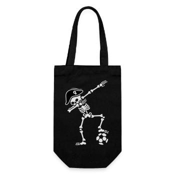 France dab dabbing skeleton soccer football - Geschenkbeutel für Flaschen - Schwarz - Vorne