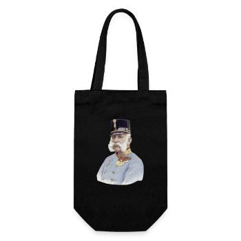 Kaiser Franz Joseph - Geschenkbeutel für Flaschen - Schwarz - Vorne