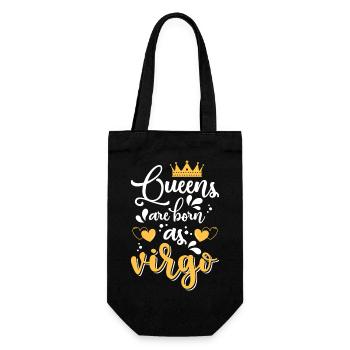 Virgo Astrology Earth September - Gift Bag for Bottles - black - Front
