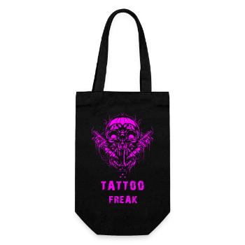Tattoo Freak - Geschenkbeutel für Flaschen - Schwarz - Vorne