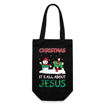 Cadeaux de Noël Noël - Sac à bouteille - noir - Devant
