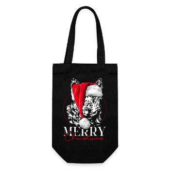 Santa MUDI Joyeux Noël Chiens Wilsigns - Sac à bouteille - noir - Devant