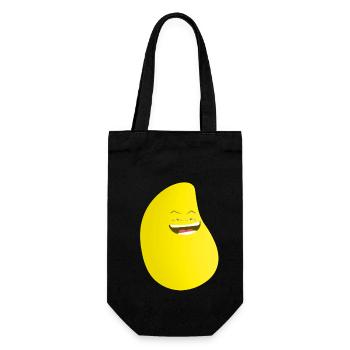 Frecher Griff - Geschenkbeutel für Flaschen - Schwarz - Vorne