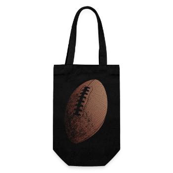 American Football - Geschenkbeutel für Flaschen - Schwarz - Vorne