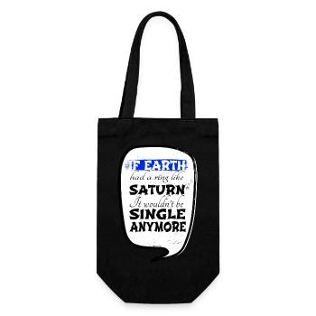 birthday present birthday weightless astrology - Gift Bag for Bottles - black - Front