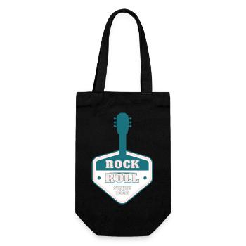 ROCK 'N' ROLL SINCE 1950 - Gift Bag for Bottles - black - Front