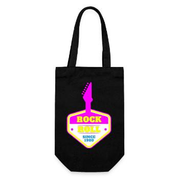 ROCK 'N' ROLL SINCE 1980 - Gift Bag for Bottles - black - Front