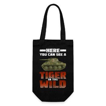 War Panzerkampfwagen Weapons Bundeswehr - Gift Bag for Bottles - black - Front