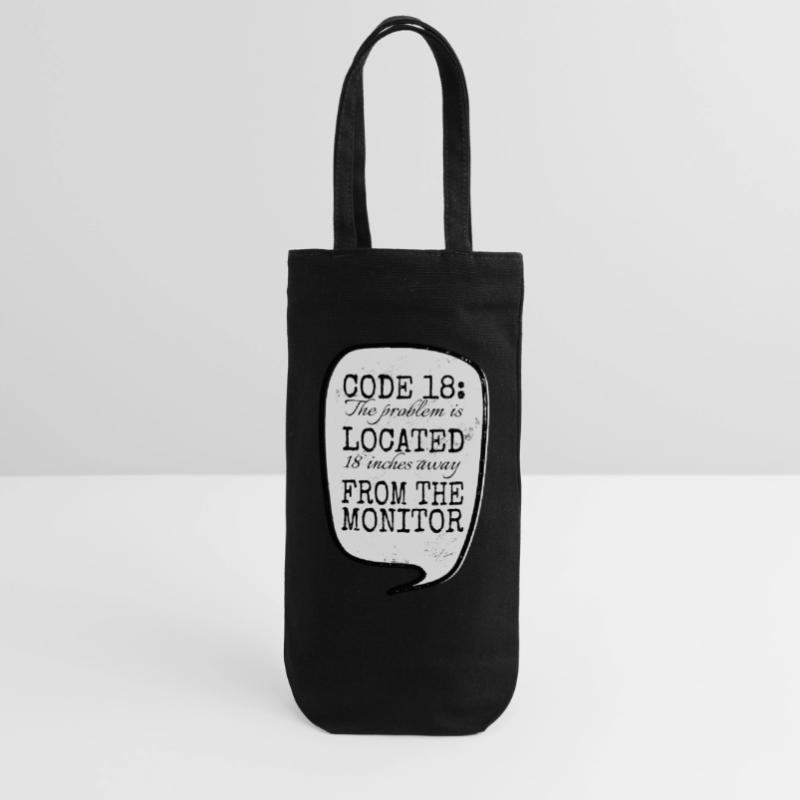 Computer Science Cool Coding Fingers Hacking Jokes Gift Bag for Bottles