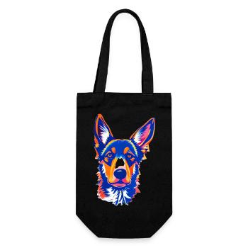 Shepherd Dog Dog Dog Owner Dog Dog Owner - Gift Bag for Bottles - black - Front