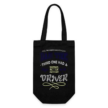 Pyjama de Noël blague de vacances de Noël - Sac à bouteille - noir - Devant