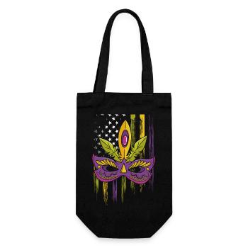 Carnival Costume Beads - Gift Bag for Bottles - black - Front