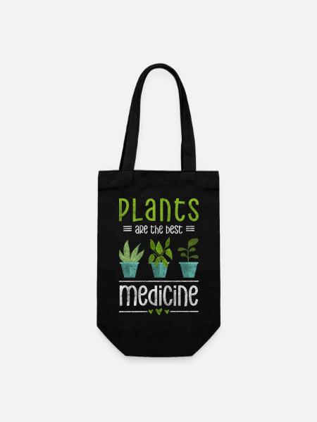 Herbes médicinales guérisseur guérisseur médecin - Sac à bouteille - noir