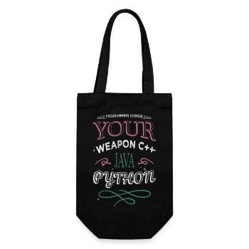 college student joke funny sayings pc quote admin - Geschenkbeutel für Flaschen - Schwarz - Vorne