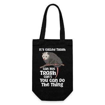 It's Called Trash Can - Geschenkbeutel für Flaschen - Schwarz - Vorne