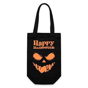 Happy Halloween - Gift Bag for Bottles - black - Front