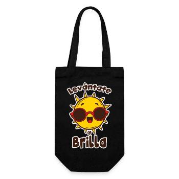 citation d'humour en espagnol - Sac à bouteille - noir - Devant