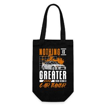 Tuner Car Driver Racing Car - Gift Bag for Bottles - black - Front
