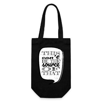 Happy Doctor - Gift Bag for Bottles - black - Front