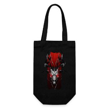 Infernal Illumination: Daemon Goat Skull with - Gift Bag for Bottles - black - Front