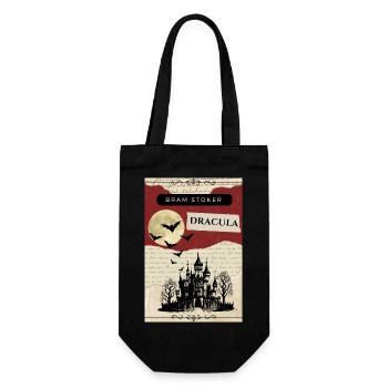 Dracula, by Bram Stoker - Gift Bag for Bottles - black - Front