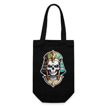 Pharaoh- Mummy - Egypt - Gift Bag for Bottles - black - Front