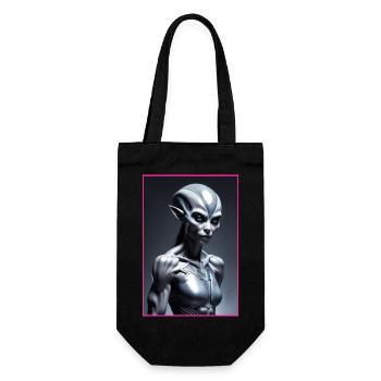 Femme extraterrestre - Sac à bouteille - noir - Devant