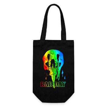Urlaub Spätsommer Sommer Urlaub Meer Bad Day - Geschenkbeutel für Flaschen - Schwarz - Vorne