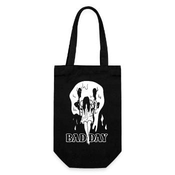 Urlaub Spätsommer Sommer Urlaub Meer Bad Day - Geschenkbeutel für Flaschen - Schwarz - Vorne