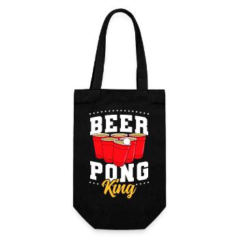 Beerpong Party Jeu à boire Drunken - Sac à bouteille - noir - Devant