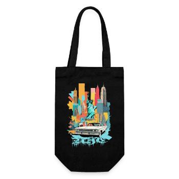 Ville de New York - Sac à bouteille - noir - Devant