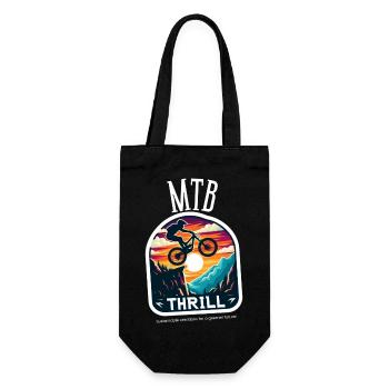 Mountain Bike Downhill - Gift Bag for Bottles - black - Front