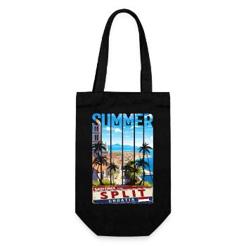 Croatie Croatie Hrvatska Ultra été Split musique - Sac à bouteille - noir - Devant