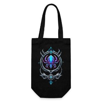 Cancer Futuristic Symbol - Gift Bag for Bottles - black - Front
