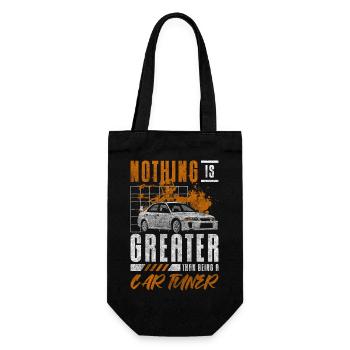 Tuning motorsport garage - Gift Bag for Bottles - black - Front