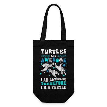 Tank Reptile Zoo - Gift Bag for Bottles - black - Front