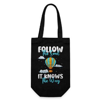 Hot Air Balloon Fire Adventure Hot - Gift Bag for Bottles - black - Front