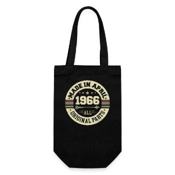 Anniversaire avril 1966 - Cadeau d’anniversaire 59 - Sac à bouteille - noir - Devant
