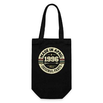 Birthday april 1996 - 29th birthday gift - Gift Bag for Bottles - black - Front