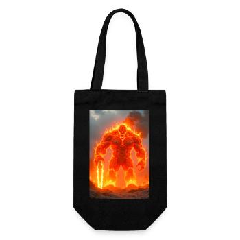 Surt Fire giant leading destruction Ragnarök - Gift Bag for Bottles - black - Front