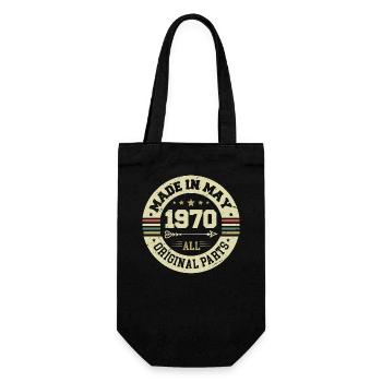 Mai 1970 Anniversaire Mai 1970 Anniversaire Mai 1970 - Sac à bouteille - noir - Devant