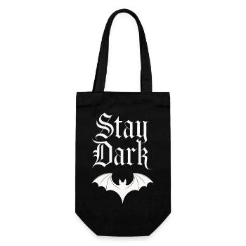 Stay Dark: Bat of the Night - Gift Bag for Bottles - black - Front