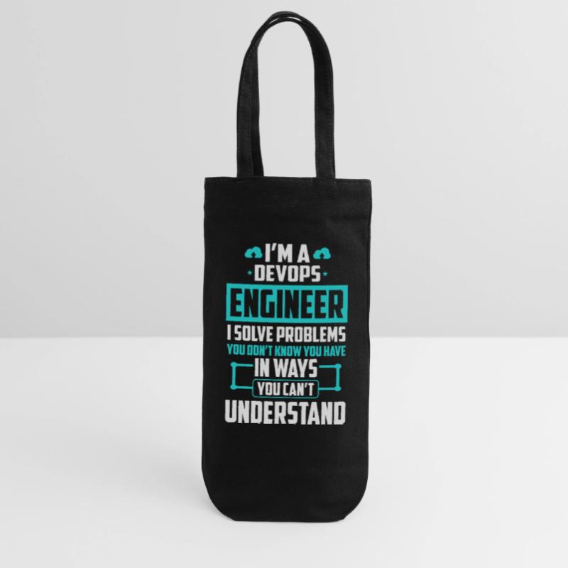 DevOps Engineer I Solve Problems You Cant Gift Bag for Bottles