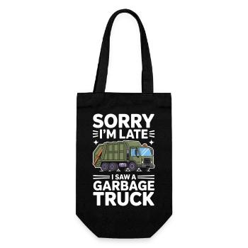 Garbage Day is my favorite day of the week - Gift Bag for Bottles - black - Front
