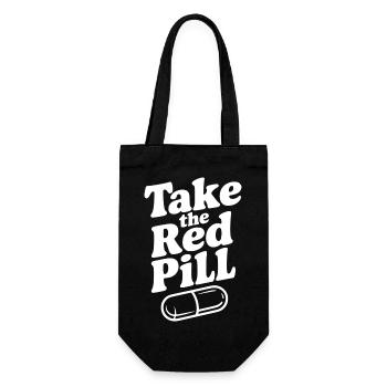 Take the Red Pill - Gift Bag for Bottles - black - Front