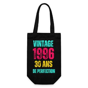 Vintage 1996: 30 Ans de Perfection - Sac à bouteille - noir - Devant
