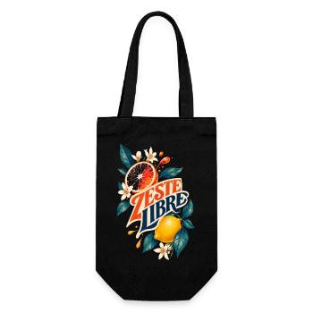 Zeste Libre Citrus Florilège - Sac à bouteille - noir - Devant